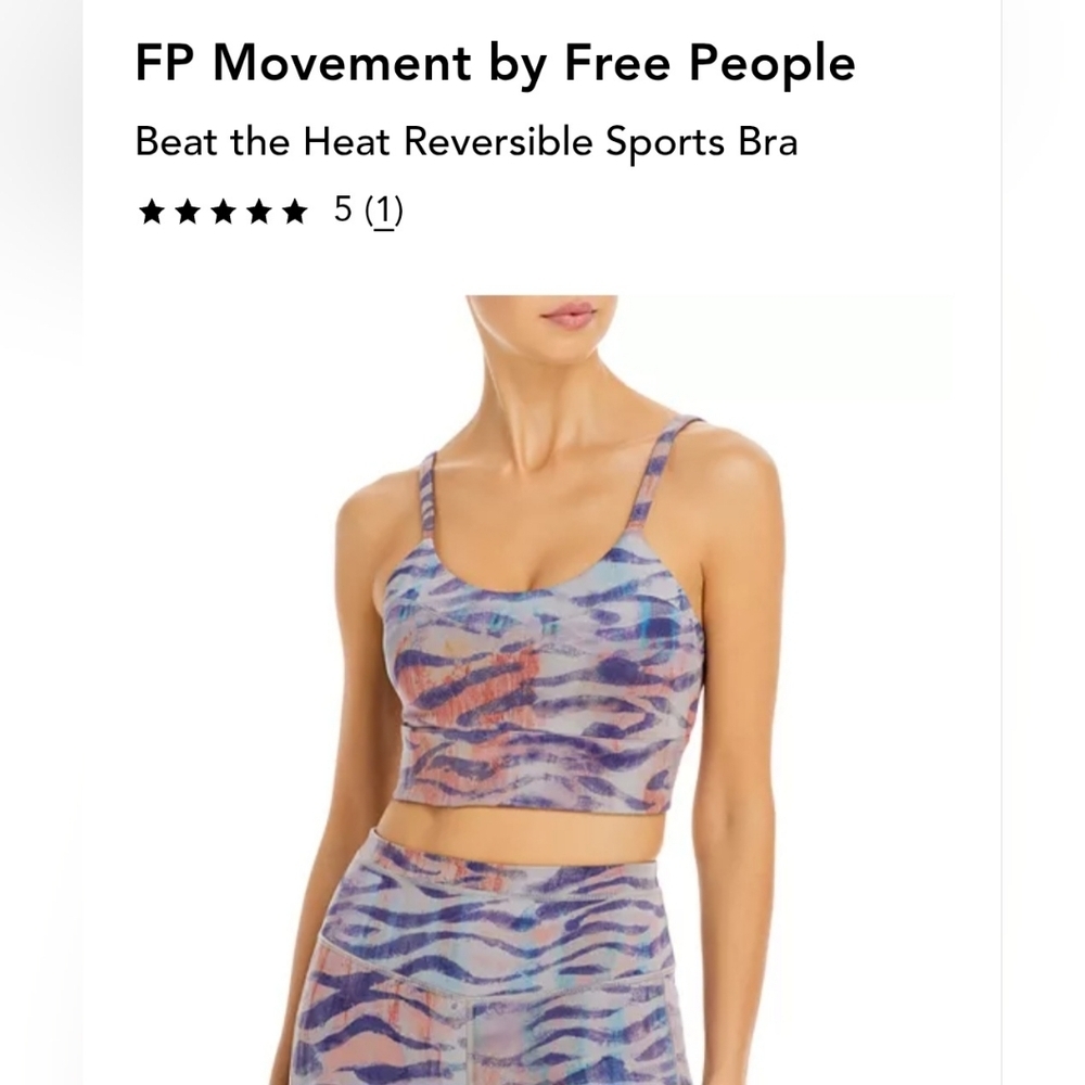 FP Movement By Free People Reversible Sports Bra - NWT XS